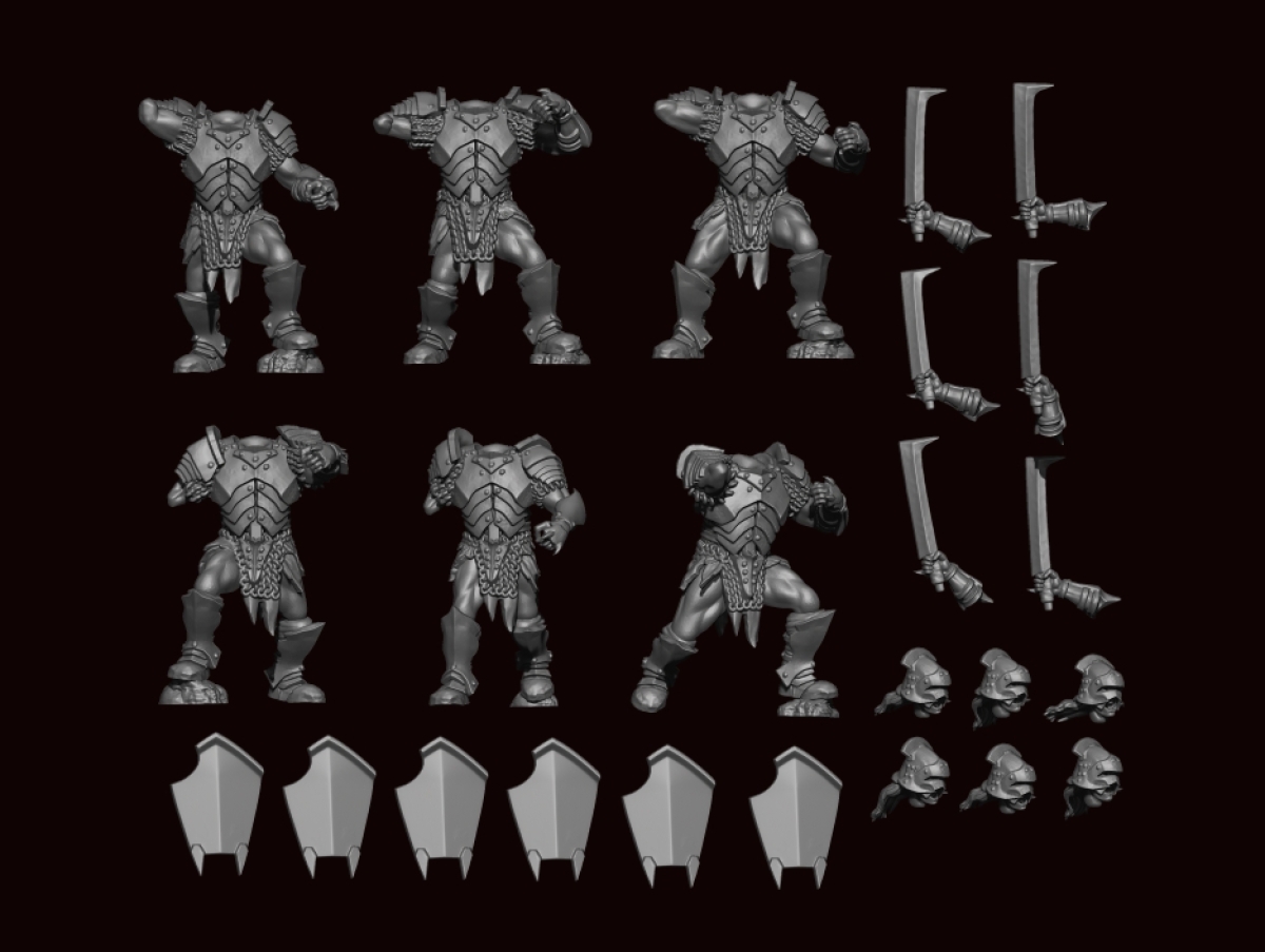 Super Orks Sword Set 1